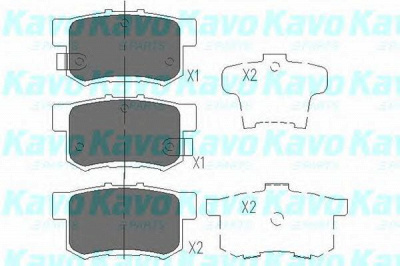 KAVO PARTS kbp2009 -  Комплект тормозных колодок, дисковый тормоз